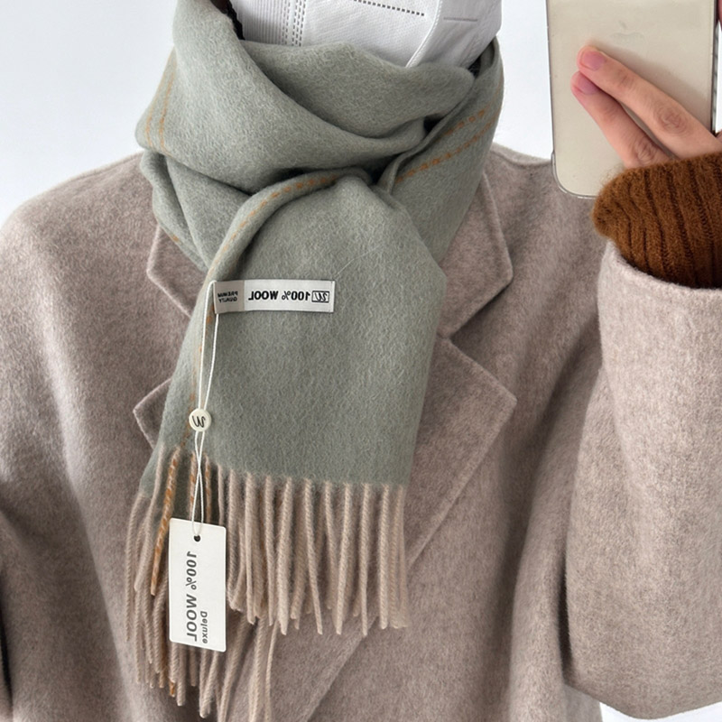 Elegancki, dobrej jakości 100% – Wool Scarf Men recenzja i cena