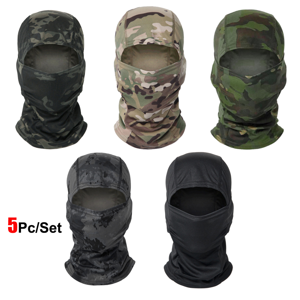 5 szt. Kominiarka kamuflażowa  – Balaclava Ski Mask recenzja i cena