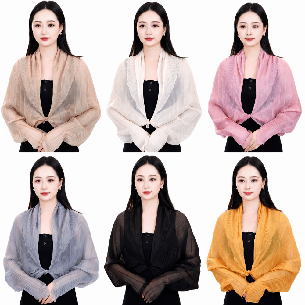 Jednokolorowa bluzka chroniąca – Shawl Wrap Winter recenzja i cena