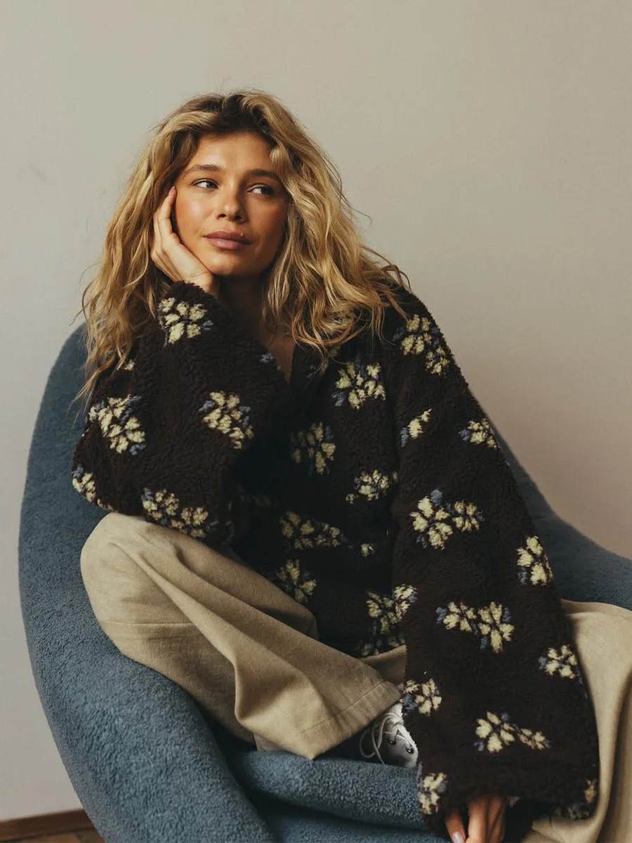 Damskie bluzy z kapturem na je – Sherpa Hoodie Fleece recenzja i cena