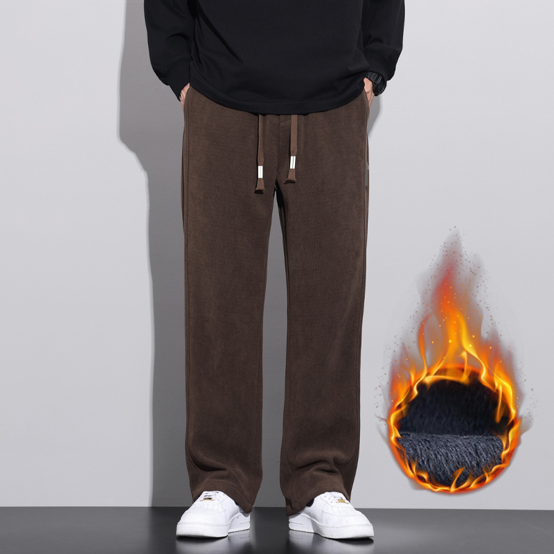 Zimowe miękkie spodnie z polar – Corduroy Pant Warm recenzja i cena