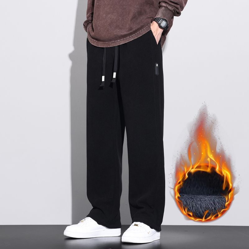 Zimowe miękkie spodnie z polar – Corduroy Pant Warm recenzja i cena