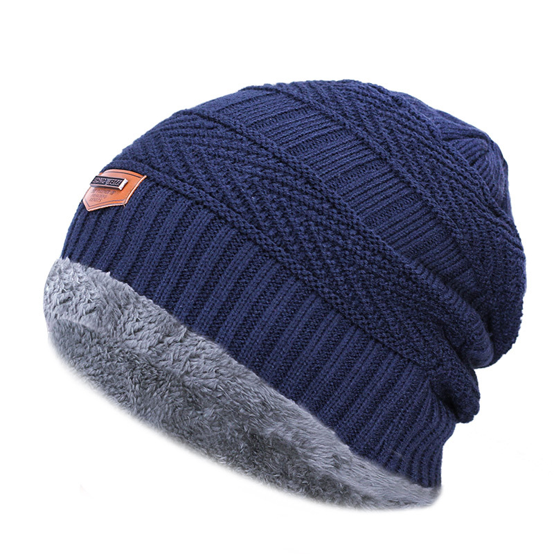 Nowa zimowa czapka beanie dla  – Wool Scarf Men recenzja i cena
