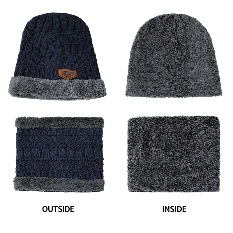 Nowa zimowa czapka beanie dla  – Wool Scarf Men recenzja i cena