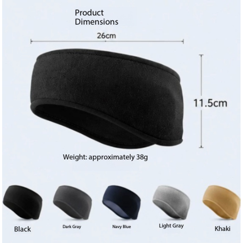 Zimowa opaska na głowę do jazd – Winter Headband Fleece recenzja i cena