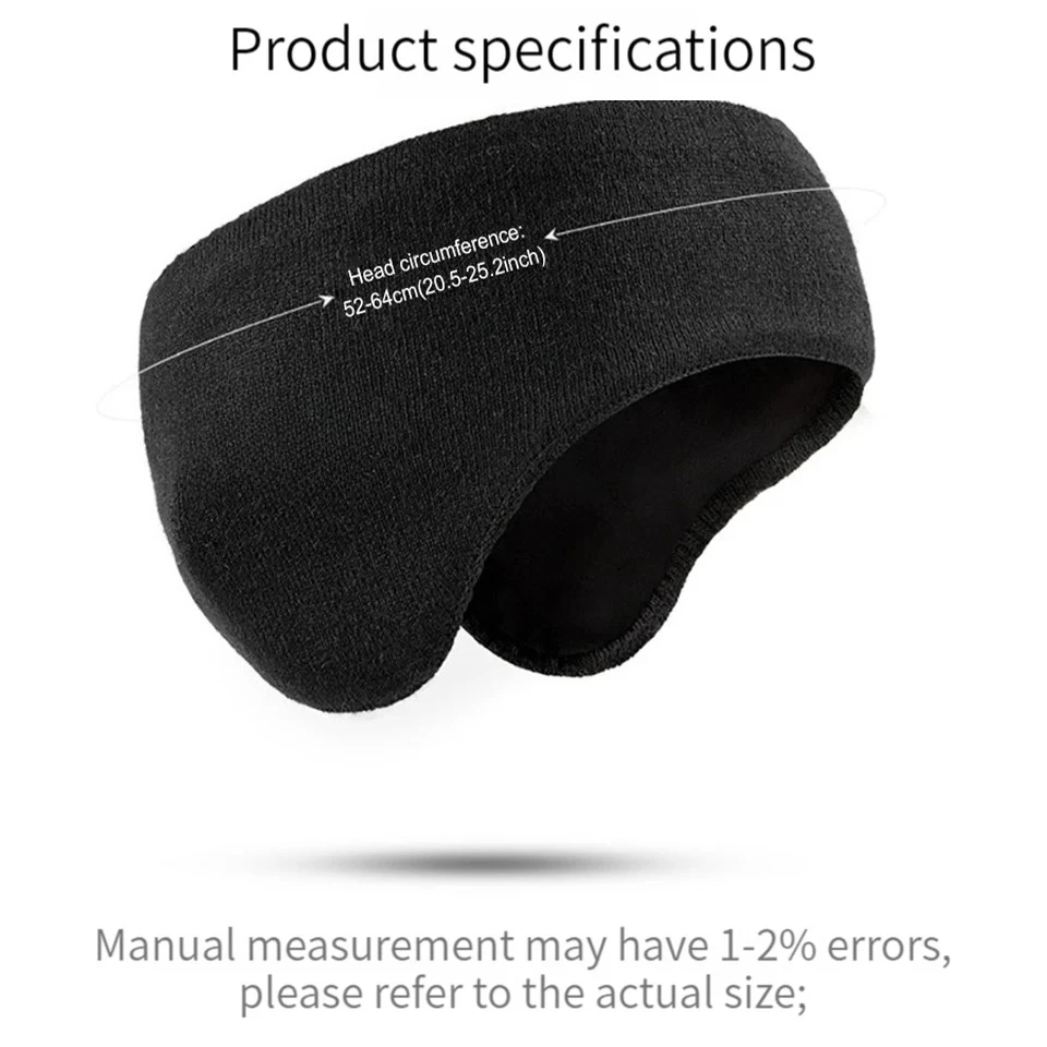 Zimowe ocieplacze na uszy dla  – Fleece Ear Warmer Band recenzja i cena