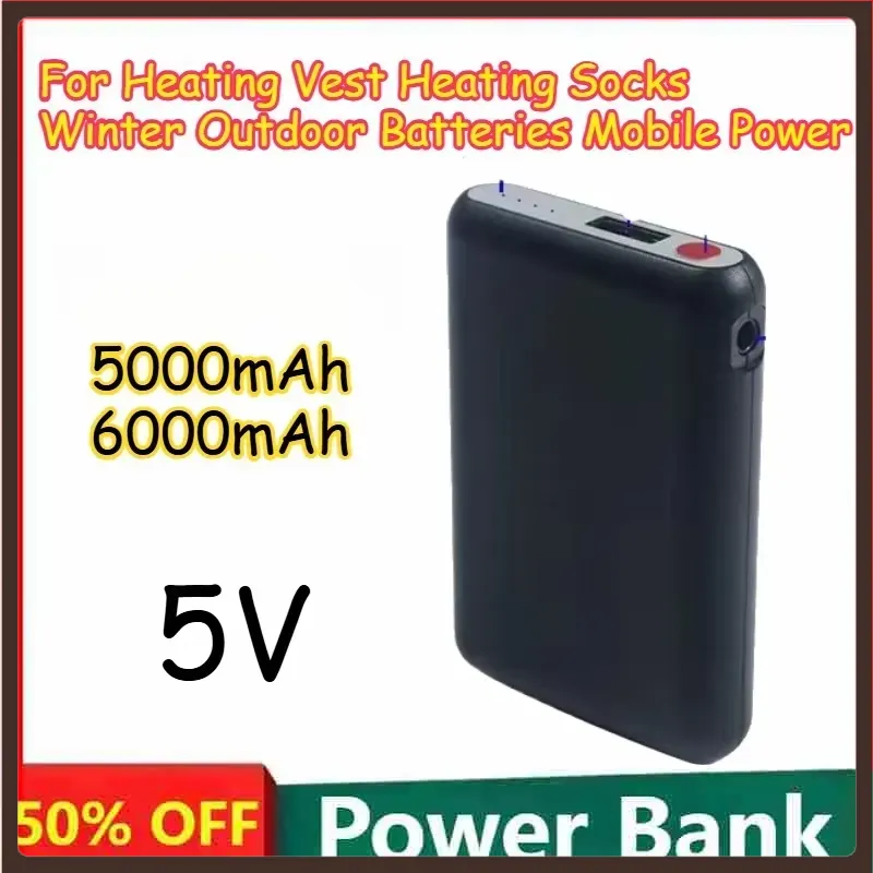 Akumulatory 5000mAh 6000mAh 5V – Heated Vest Battery recenzja i cena