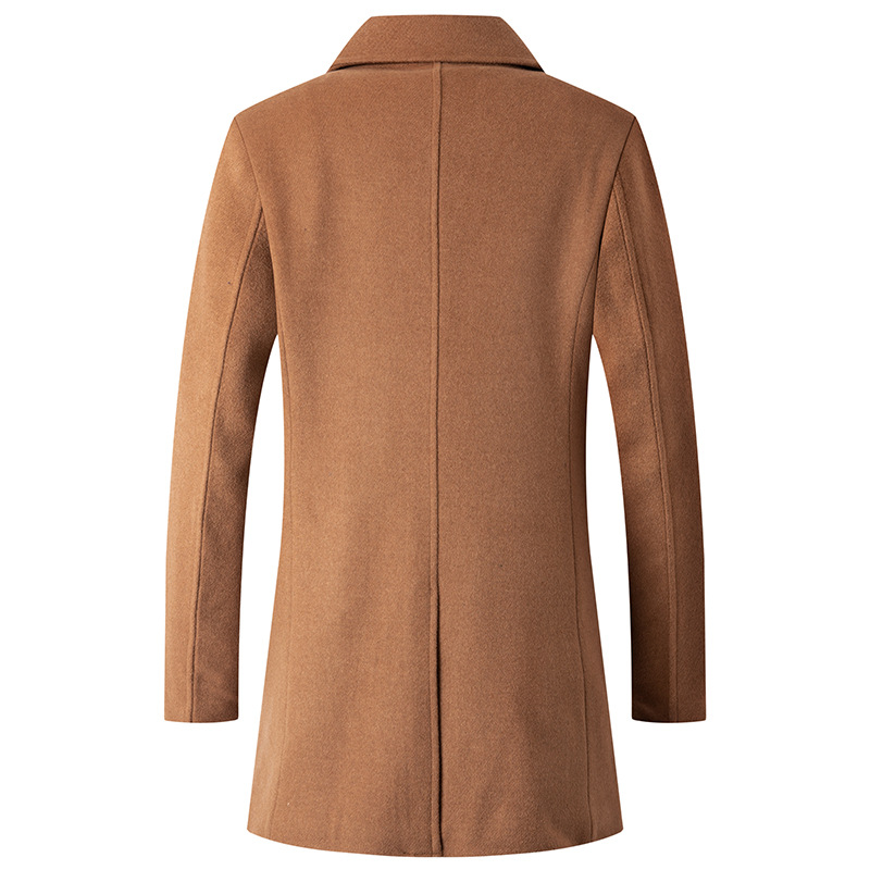 Płaszcz dwurzędowy męski Peaco – Wool Coat Peacoat recenzja i cena