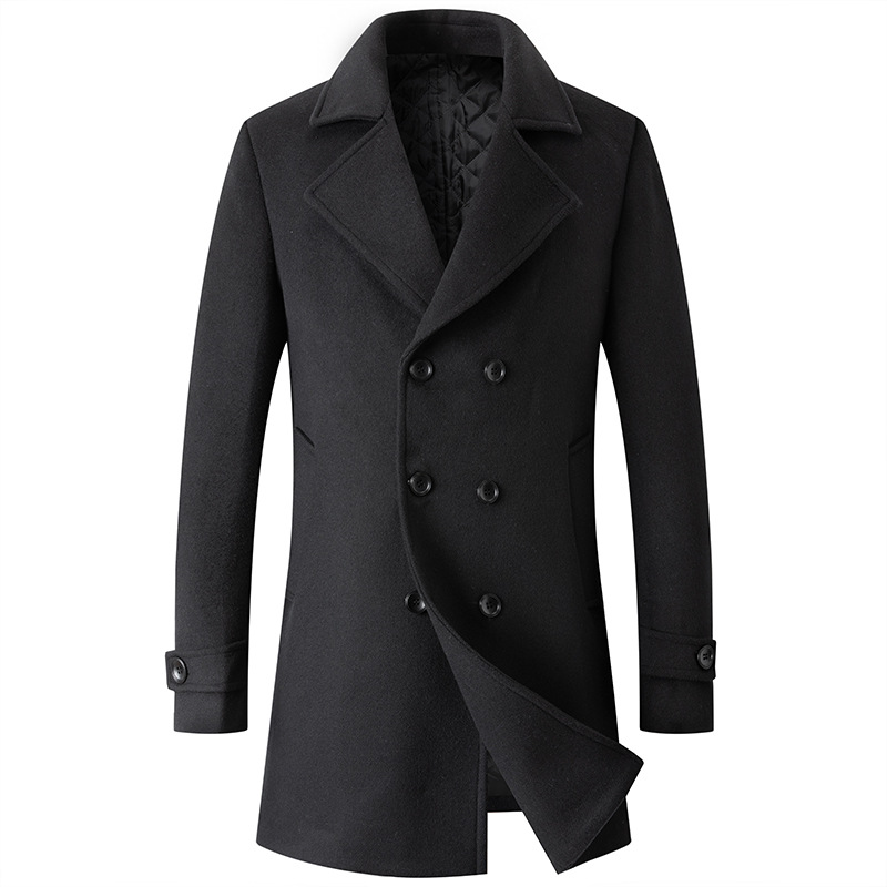 Płaszcz dwurzędowy męski Peaco – Wool Coat Peacoat recenzja i cena