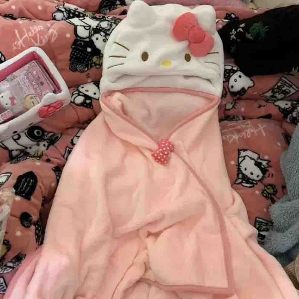 Uroczy płaszcz Hello Kitty, sz – Shawl Wrap Winter recenzja i cena