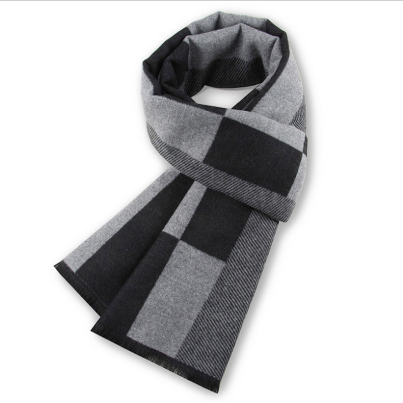 Męski Szalik Zimowy Imitacja K – Wool Scarf Men recenzja i cena