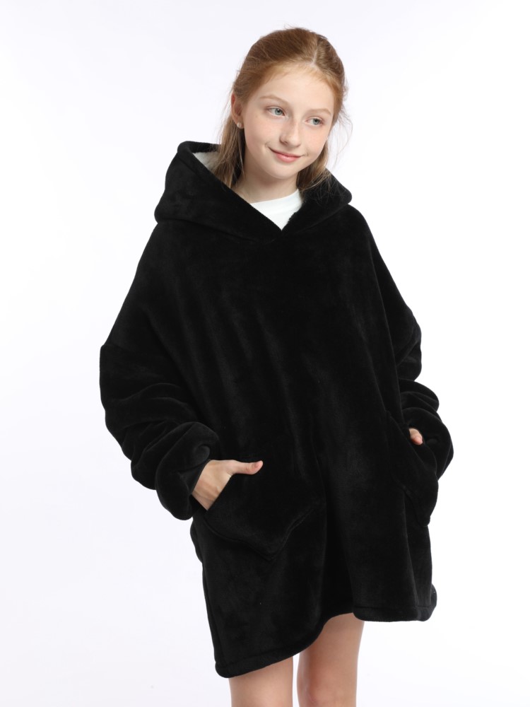 Zimowy koc Sherpa Bluza z kapt – Sherpa Hoodie Fleece recenzja i cena