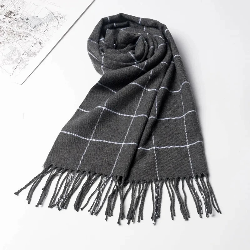 2024 Nowy zimowy szalik męski  – Wool Scarf Men recenzja i cena